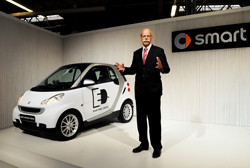 Smart présente la Smart Fortwo Electric Drive à batterie lithium-ion
