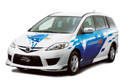 Mazda teste au Japon le Mazda Premacy Hydrogen RE Hybrid