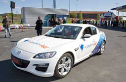 Premiers tours de roues en Norvège pour le Mazda RX-8 Hydrogen RE restylé