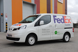 Un prototype de Nissan NV200 électrique en test dans les rues de Londres
