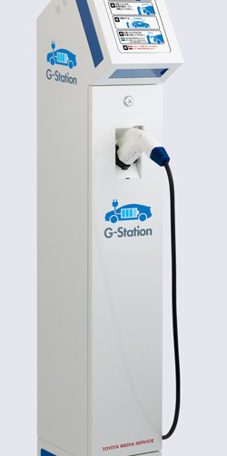 Une infrastructure de recharge de véhicules hybrides rechargeables et électriques en test au Japon