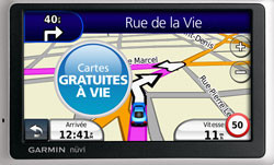Garmin passe aux GPS avec des cartes mises à jour à vie à l’achat