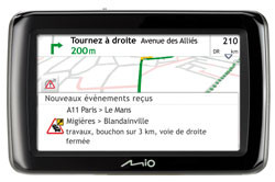 Mio commercialise le nouveau GPS Spirit 485