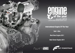 Le moteur TwinAir de Fiat couronné à l’élection "Moteur de l’année 2011"