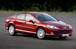 La Peugeot 407 légèrement restylisée