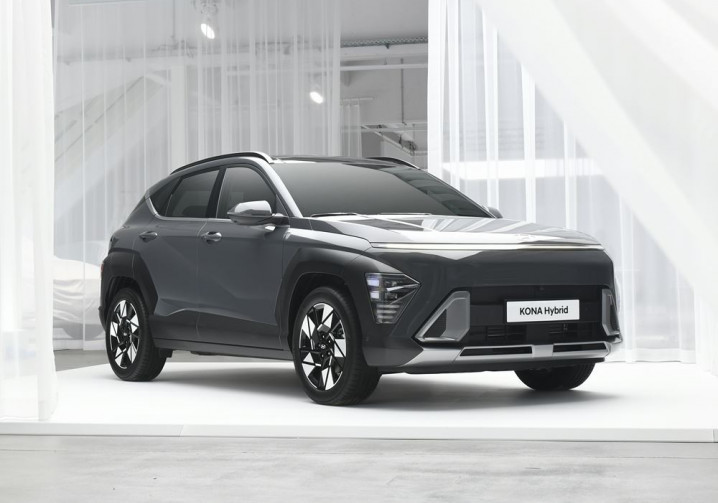 Le SUV Hyundai Kona hybride affiche un design futuriste