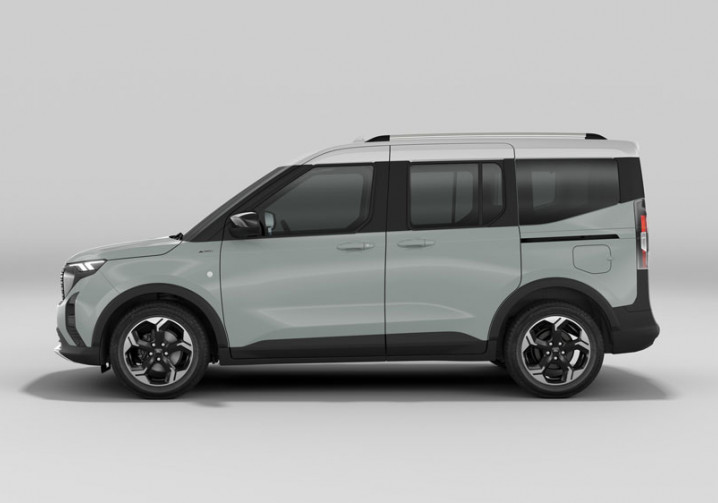 Le ludospace Ford Tourneo Courier adopte une allure caractéristique de SUV compact