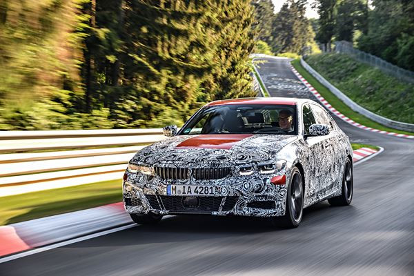 La BMW Série 3 en test sur la Nürburgring Nordschleife