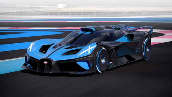 L'hypersportive Bolide Bugatti affiche un rapport poids/puissance de 0,67 kg/ch