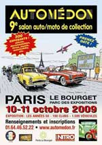 Le salon de la voiture et de la moto collection se déroulera les 10 et 11 octobre au Bourget