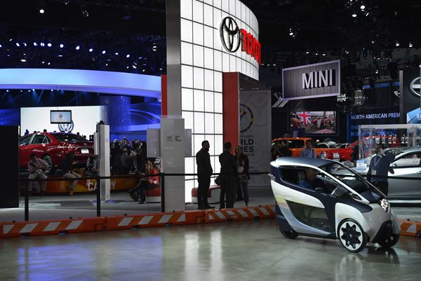 Dans les allées du salon automobile international de Los Angeles