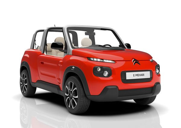 Une Citroën e-Mehari électrique qui revendique un côté décalé