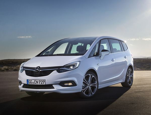 L'Opel Zafira s'offre une nouvelle calandre et un système multimédia connecté