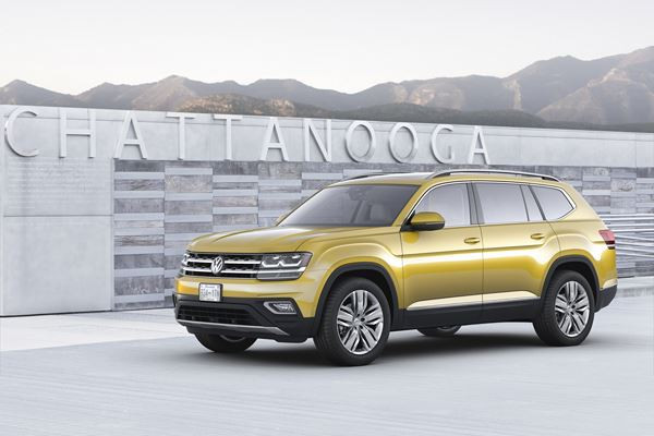 Le grand SUV sept places Volkswagen Atlas vise le marché américain