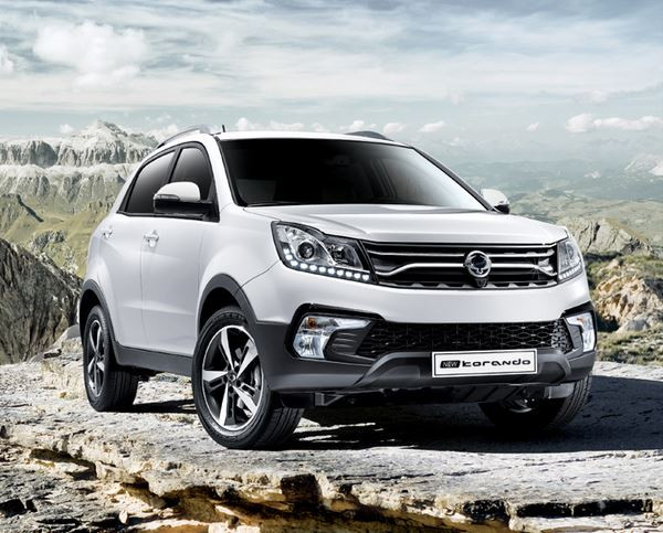 Le Ssangyong Korando s'offre un design très légèrement revu