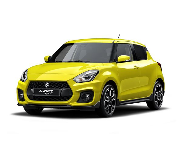 La Suzuki Swift Sport affiche un poids à vide de 970 kg