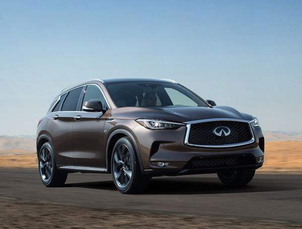 Le SUV Infiniti QX50 affiche des proportions athlétiques