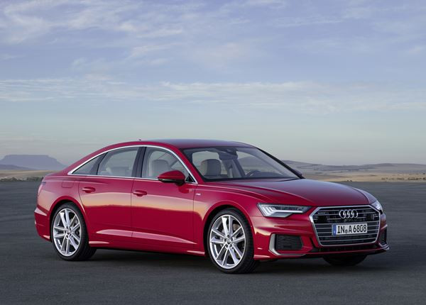 La berline Audi A6 embarque un large éventail de fonctions d’aide à la conduite