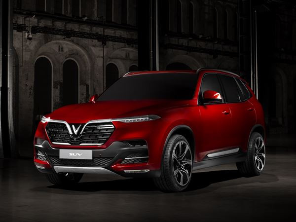 Le SUV de taille intermédiaire VinFast revendique une identité stylistique sportive