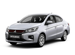 La petite berline quatre portes Mitsubishi Attrage s'offre un léger restylage extérieur