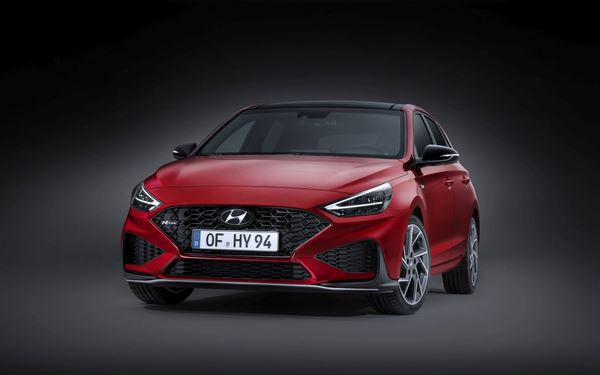 La Hyundai i30 restylée bénéficie d'un design plus aérodynamique