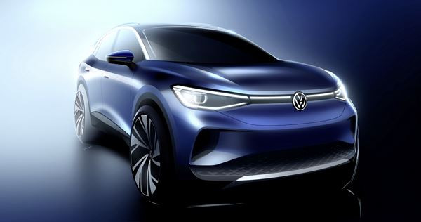 Le SUV compact électrique Volkswagen ID.4 revendique jusqu'à 500 km d'autonomie