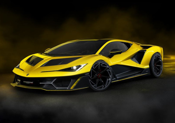 La supercar Lamborghini Fenomeno embarque un bloc V12 hybride développant 1080 ch