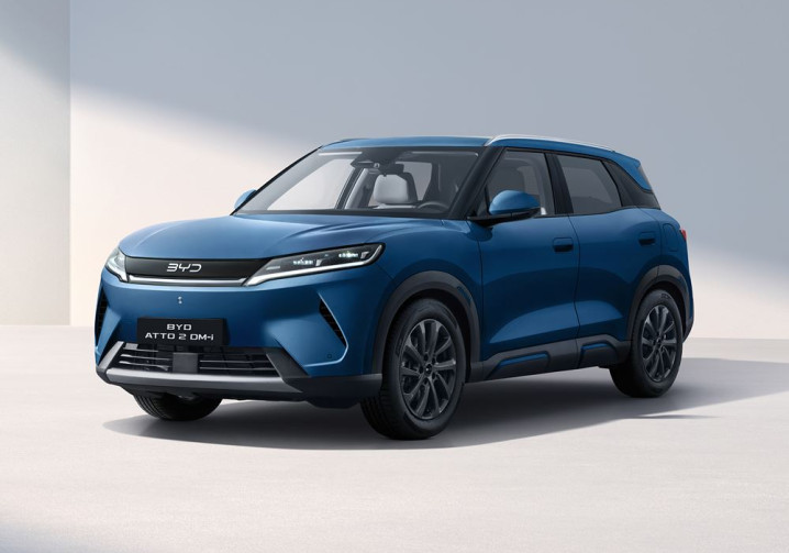 Le SUV compact Byd Atto 2 DM-i associe la conduite électrique à la flexibilité d'un moteur essence