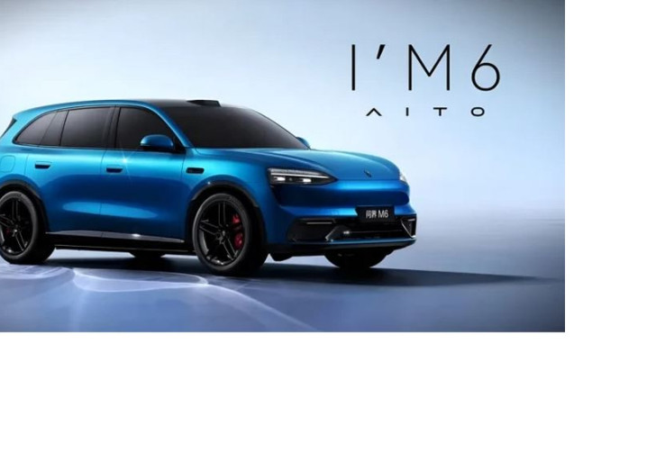 Le grand SUV électrique Aito M6 affiche une présence imposante sur la route