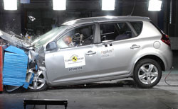 5 étoiles pour la Kia Cee’d à l’Euro NCAP