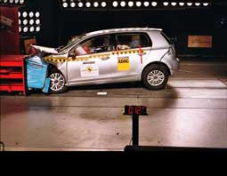 La nouvelle Volkswagen Golf obtient 5 étoiles au crash test 2009 de l’Euro NCAP