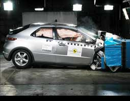 La Honda Civic obtient 5 étoiles au nouveau programme de crash test 2009 de l’Euro NCAP
