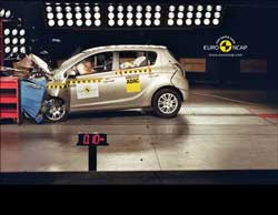 La Hyundai i20 obtient 5 étoiles au crash test Euro NCAP 2009