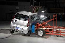 Crash test prometteur pour la Tata Nano en version européenne