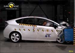 La nouvelle Toyota Prius obtient 5 étoiles au crash test Euro NCAP