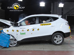 Le Hyundai ix35 obtient cinq étoiles à l’Euro NCAP