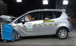 L'Opel Meriva à portes antagonistes obtient 5 étoiles à l'Euro NCAP