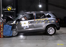 Le Mitsubishi ASX obtient 5 étoiles aux crash-tests Euro NCAP