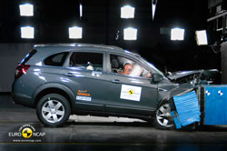 Le Chevrolet Captiva reçoit cinq étoiles Euro NCAP