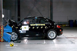 La Volkswagen Coccinelle obtient cinq étoiles aux crash-tests Euro NCAP