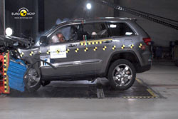 La Jeep Grand Cherokee obtient quatre étoiles aux crash-tests Euro NCAP