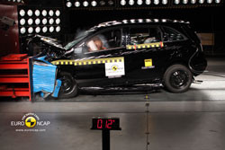 La Mercedes Classe B obtient cinq étoiles aux crash-tests Euro NCAP
