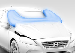 La technologie de l'airbag piéton sur la nouvelle Volvo V40