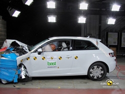 La nouvelle Audi A3 obtient 5 étoiles aux crash-test Euro NCAP