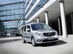 Le Mercedes Citan n'obtient que trois étoiles aux crash-tests Euro NCAP 2013