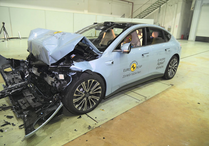 La grande berline électrique Nio ET5 obtient cinq étoiles aux crash-tests Euro NCAP 2023