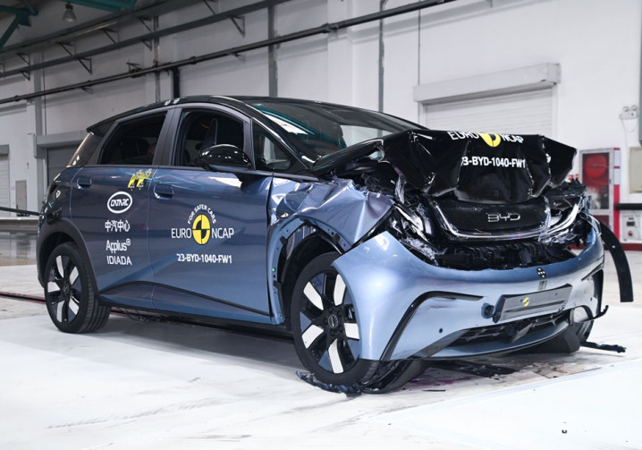 La berline électrique du segment C Byd Dolphin obtient cinq étoiles aux crash-tests Euro NCAP 2023