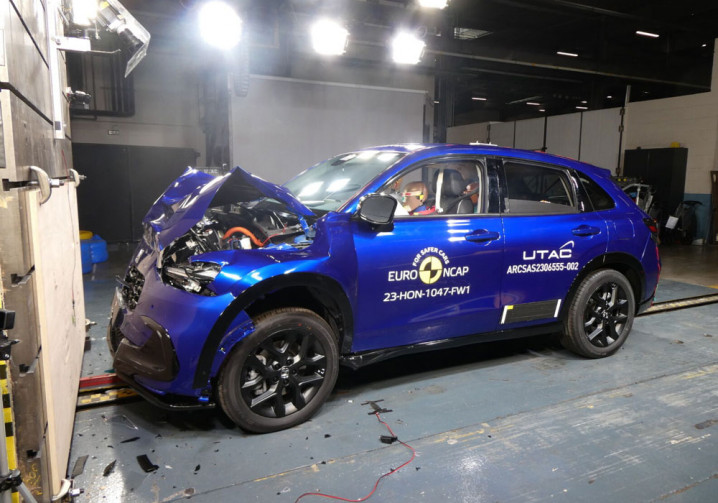 Le SUV de taille moyenne Honda ZR-V obtient quatre étoiles sur cinq possibles aux crash-tests Euro NCAP 2023