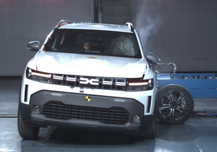 Le SUV de taille compacte Dacia Bigster crédité de trois étoiles sur cinq possibles aux crash-tests Euro NCAP 2024