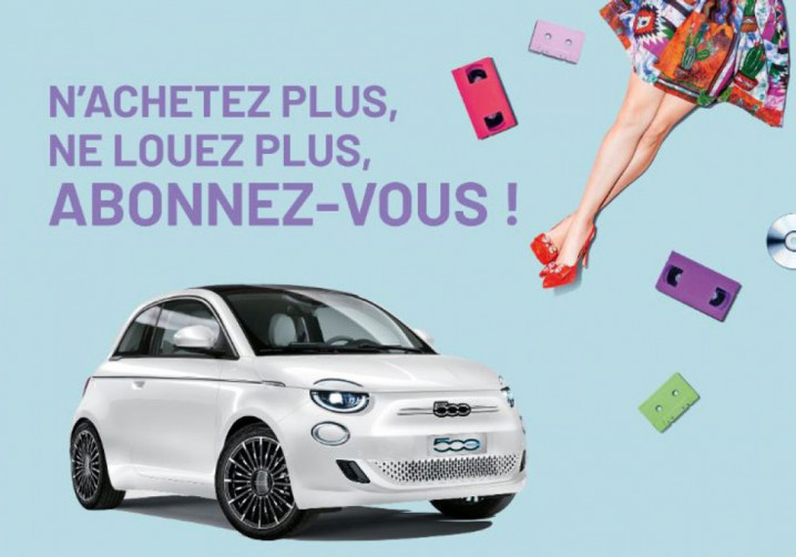 Un abonnement mensuel sans engagement pour la Fiat 500 électrique